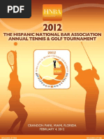 2012 HNBA Tennis & Golf Tournament