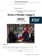 15 Africa Il Brasile 'Ripaga Il Debito' 15 11 12