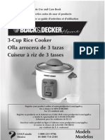 Rice Cooker Manual