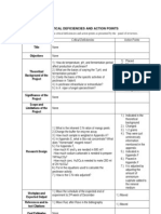 Critical Deficiencies and Action Points-Final