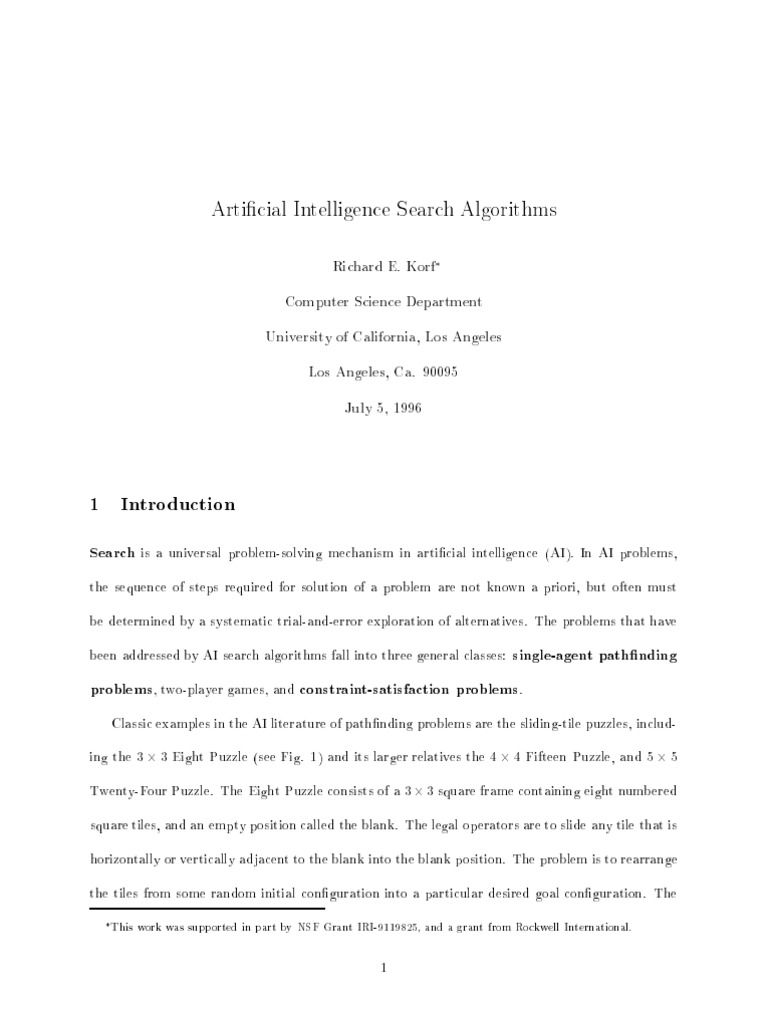 AI Search Algorithms Overview | PDF | Teaching Methods & Materials ...