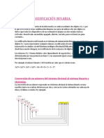 Conversión de Un Número Del Sistema Decimal Al Sistema Binario y Viceversa