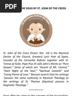 Download Resurrection Miracle of St John of the Cross  Jesus Easter Miracle Raise Dead Saint Our Lady Carmel Theotokos Christian Catholic Orthodox Adventist Mormon  by eugene_pio SN113480941 doc pdf