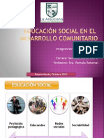 educación social en el desarrollo comunitario LISTO
