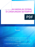 Masalah-Masalah Sosial Di Lingkungan Setempat