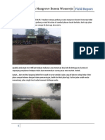 Field Report - Hutan Mangrove Wonorejo