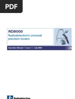 Download Radiodetection Rd8000 Operation Manual by Original Brazilian SN113507721 doc pdf