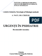 Urgente in Psihiatrie (Recomandari Metodice)