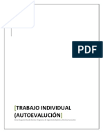 Trbajo Individual (Autoevaluación) - Compromiso Foro Individual Unidad Dos