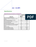 Controles Del Motor - 1.6L MPFI