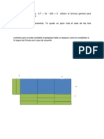La Ecuación Cuadrática 3x2