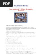 Ganhe dinheiro com o Facebook