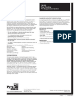 Data/ Specification Sheet: FM-200 Total Flooding Fire Suppression System