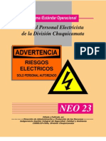Riesgos Electricos Personal Electricista Division Chuquicamata