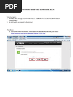 How To Make A Bootable Flash Disk and To Flash BIOS