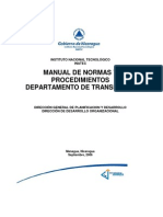 Manual Normas y Procedimientos Transporte