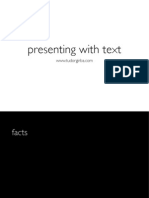 Presenting With Text