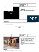 Digital Storytelling Storyboard