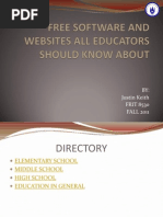 Download Free Software and Websites All Educators Should Know About2 by jkeithecsd SN113566622 doc pdf