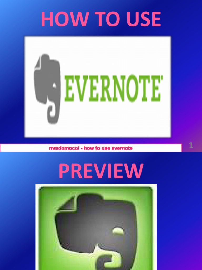 Evernote | PDF | Evernote | Microsoft Windows