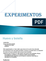 Experimentos Proyecto