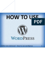 ©2012 MM Domocol - How To Use Wordpress