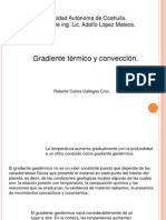 Gradiente Geotermico y Conveccion