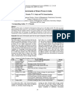 Determinants of Share Prices in India