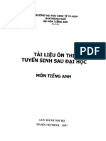 Tai Lieu On Thi Tuyen Sinh Sau Dai Hoc Mon Tieng Anh