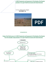 Study of The Performance of A GNSS Equipment and Assessment of The Quality of The Results From The Geodetic Measurements in An Open Field Environment With Active Disturber