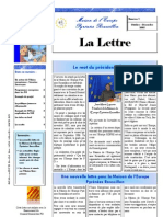 La Lettre Trimestrielle / Octobre - Décembre 2005