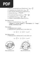 Thin and Thick Cylinders