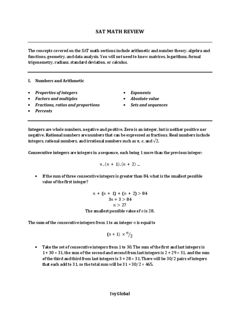 Ivyglobal sat math review pdf circle rectangle