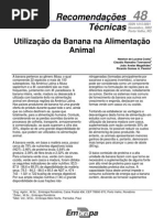 Utilização da Banana na Alimentação Animal