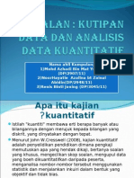 DPP407 Kutipan Data Dan Analisis Kutipan Data Penuh