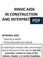 Intrinsic Aids