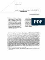 Federalismo y Derecho Cosmopolita en El Marco de La Crisis Global de La Soberania