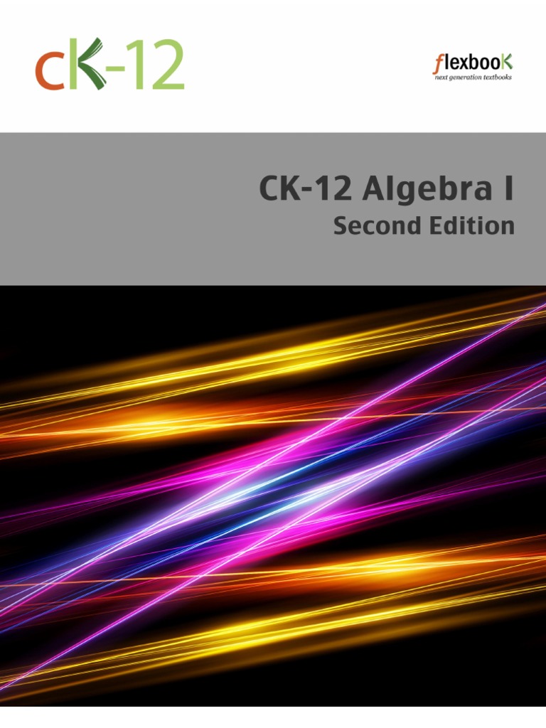 FUEL CK:12 Algebra I Second Edition v1 s1 | PDF | Quadratic