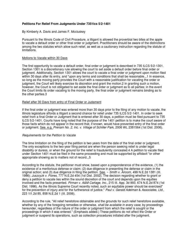 2 1401 Petition | PDF | Lawsuit | Complaint