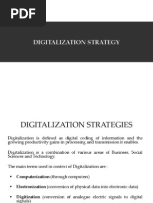 Digital Strategy
