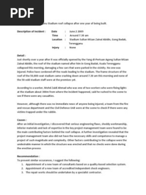 Incident Report