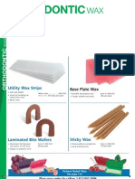 14.ORTHODONTIC WAX - Ortho Technology Dealer Product Catalog 2012