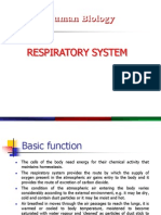 Human Biology: Respiratory System
