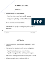 OSPF Version 2 (RFC 2328) : Interior Gateway Protocol (IGP)