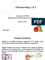 MSC Unit 7 Insulin Pharmacology 1 & 2 ATTOUB