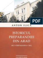 Istoricul Preparandiei din Arad, de Anton Ilica