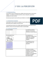 Plástica 1º Eso La Percepción Visual