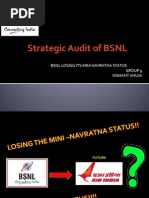 Strategic Audit of BSNL