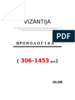 VIZANTIJA - HRONOLOGIJAq