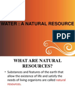 Water: A Natural Resource